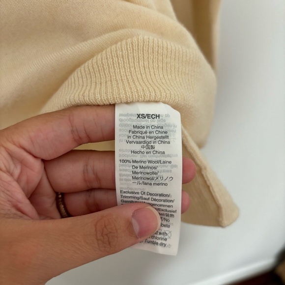 j.crew merino wool embroidered floral sweater - Picture 6 of 7